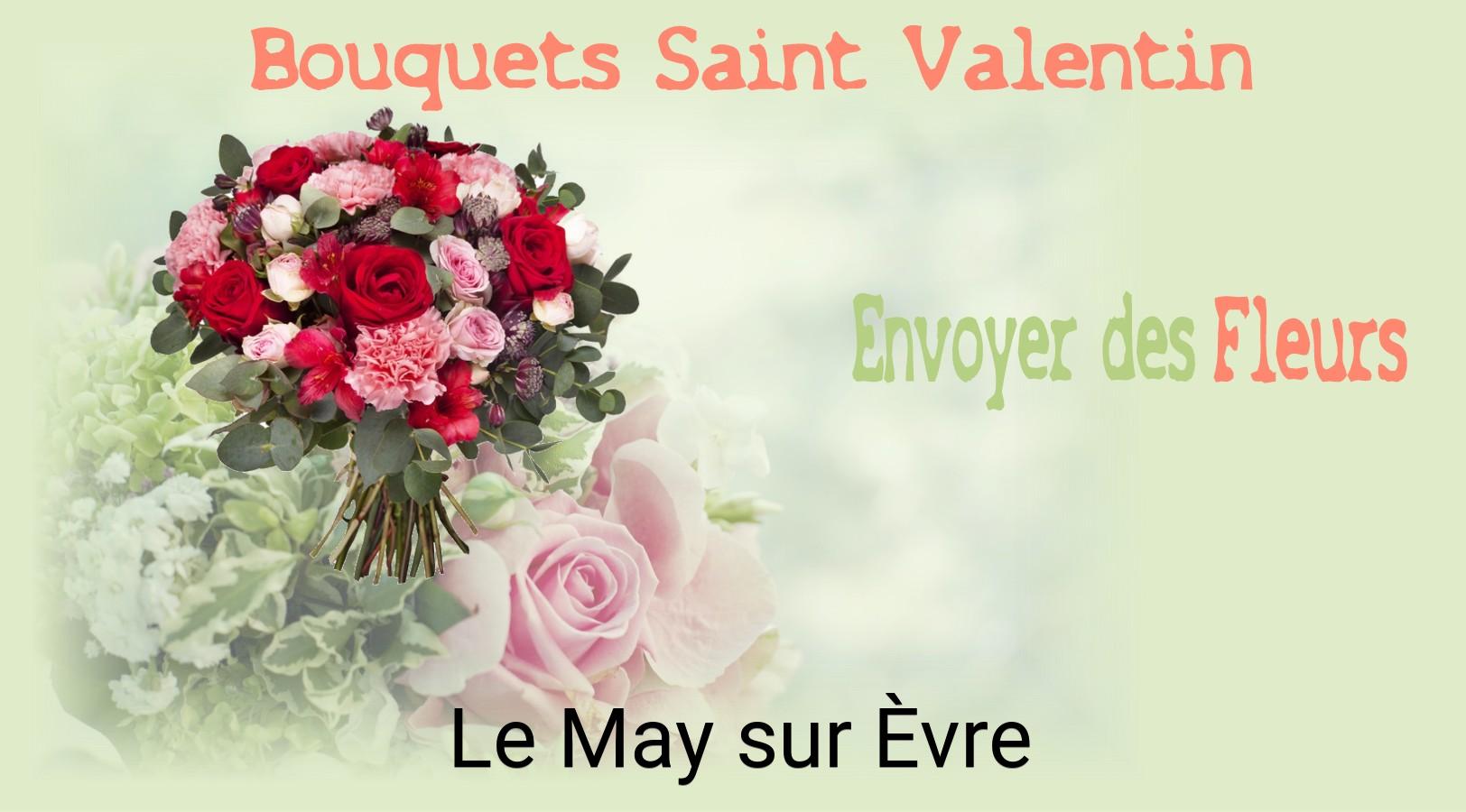 Roses de Saint-Valentin livrées à Le May-sur-Èvre